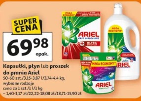 Kapsułki, płyn lub proszek do prania Ariel