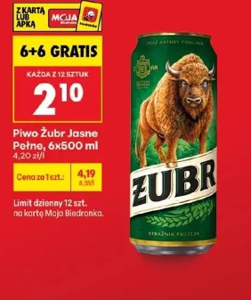 Piwo Żubr Jasne Pełne