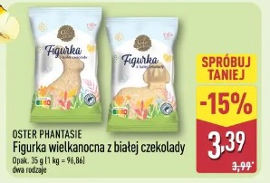 Oster Phantasie Figurka wielkanocna z białej czekolady