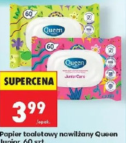Papier toaletowy nawilżany Queen Junior