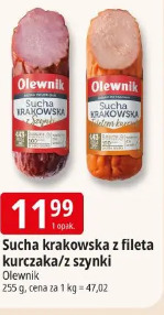Sucha krakowska z fileta kurczaka/z szynki Olewnik