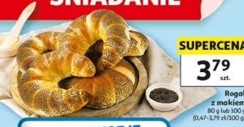 Rogal z makiem