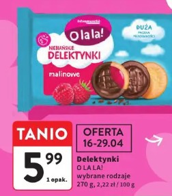 Delektynki O la la! malinowe