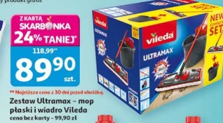 Zestaw Ultramax – mop płaski i wiadro Vileda