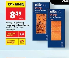 Pstrąg wędzony na gorąco Marinero: łagodny, z pieprzem