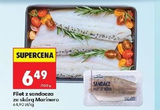 Filet z sandacza ze skórą Marinero