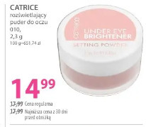 Catrice rozświetlający puder do oczu 010