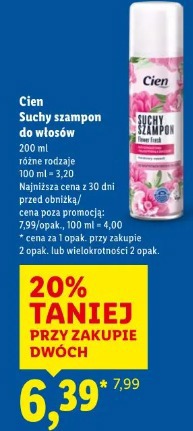 Cien Suchy szampon do włosów