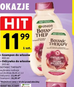 Szampon/odżywka do włosów Botanic Therapy