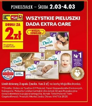 Wszystkie pieluszki Dada Extra Care