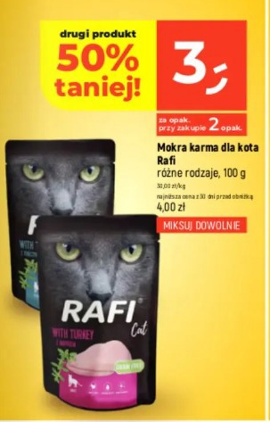 Mokra karma dla kota Rafi