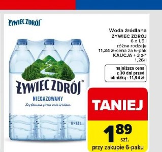Żywiec Zdrój woda źródlana