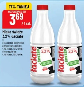 Mleko świeże 3,2% Łaciate