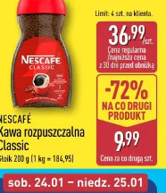 Nescafe Kawa rozpuszczalna Classic