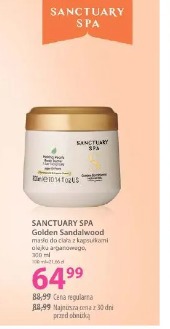 Sanctuary Spa Golden Sandalwood odżywczy krem do ciała