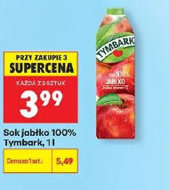 Sok jabłko 100% Tymbark