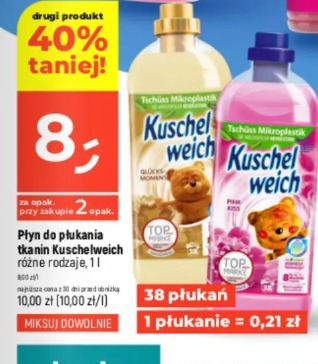 Płyn do płukania tkanin Kuschelweich