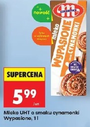 Mleko UHT o smaku cynamonki Wypasione
