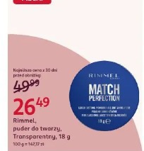Rimmel, puder do twarzy, Transparentny