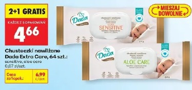 Chusteczki nawilżane Dada Extra Care, 64 szt.