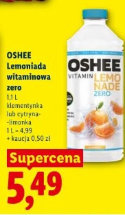 Oshee Lemoniada witaminowa zero