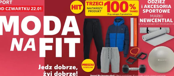 Odzież i akcesoria sportowe marki Newcential