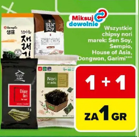 Sen Soy, Sempio, House of Asia, Dongwon, Garimi chipsy nori