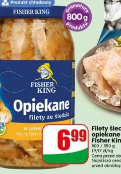 Filety śledziowe opiekane w zalewie Fisher King