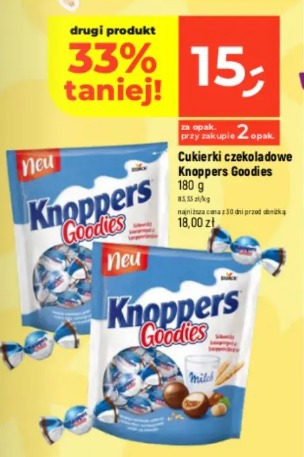 Cukierki czekoladowe Knoppers Goodies