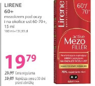Lirene 60+ mezokrem pod oczy i na okolice ust 60-70+