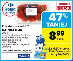 Polskie truskawki Carrefour