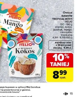 Owoce suszone tropical bites Helio