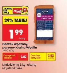 Boczek wędzony, parzony Kraina Wędlin