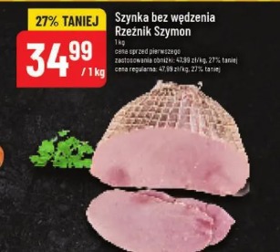 Szynka bez wędzenia Rzeźnik Szymon