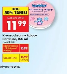 Krem ochronny kojący Bambino