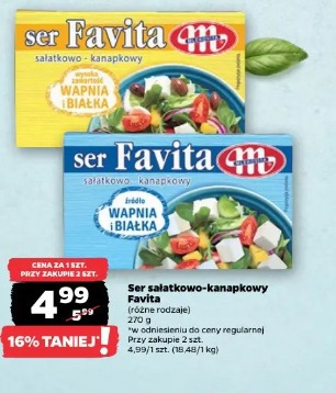 Ser sałatkowo-kanapkowy Favita