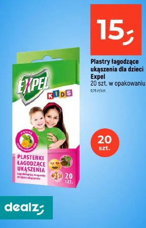 Plastry łagodzące ukąszenia dla dzieci Expel