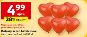 Balony serca lateksowe