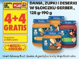Dania, zupki i deserki w słoiczku Gerber