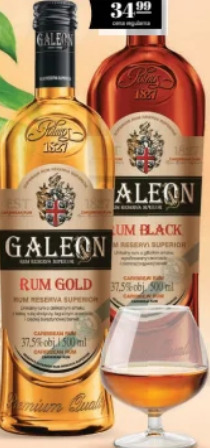 Rum Galeon Gold lub Black