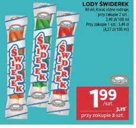 Lody Świderek Koral