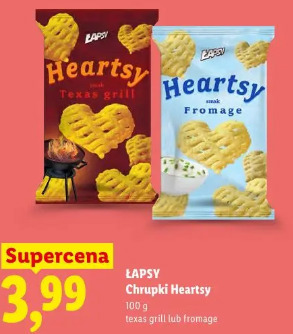 Łapsy Chrupki Heartsy