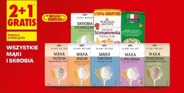 Wszystkie mąki i skrobia