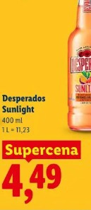 Desperados Sunlight piwo
