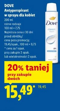 Dove Antyperspirant w sprayu dla kobiet