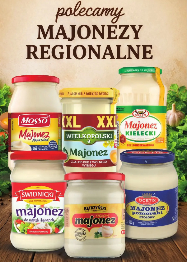 Majonezy regionalne