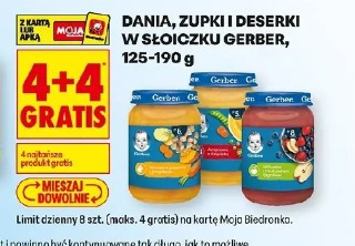 Dania, zupki i deserki w słoiczku Gerber