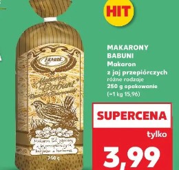 Makarony Babuni Makaron z jaj przepiórczych