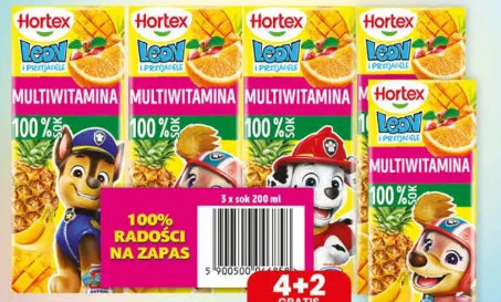 Sok niegazowany Psi Patrol Hortex