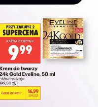 Krem do twarzy 24k Gold Eveline, 50 ml